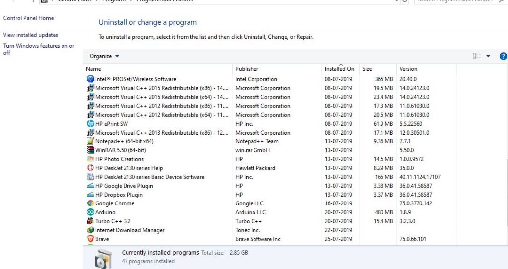 Permanently remove any program from list of all programs to clean computer easily.