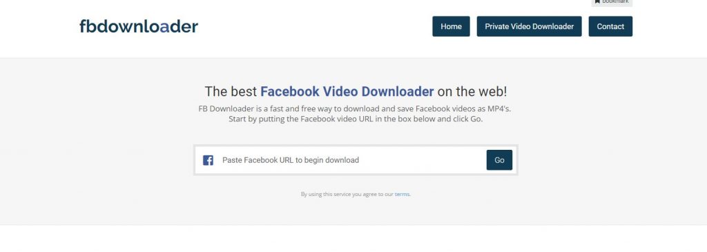 fbdownloader - Free Facebook Video Downloader