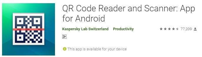 kaspersky qr code reader app
